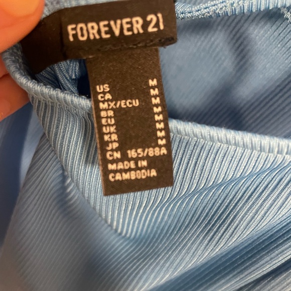 Blue strappy back minidress - Picture 5 of 9